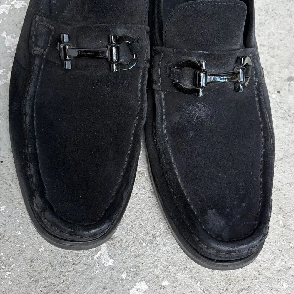 Ferragamo suede loafers